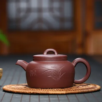 

Ore purple clay yixing teapot authentic handmade kung fu kettle zisha pot