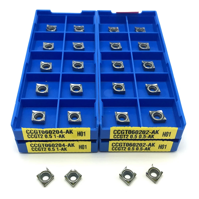 CCGT060202 CCGT060204 CCGT060208 AK H01 Aluminium-Drehwerkzeug CNC-Innendrehwerkzeug für Kupfer, Aluminium und Holzbearbeitung