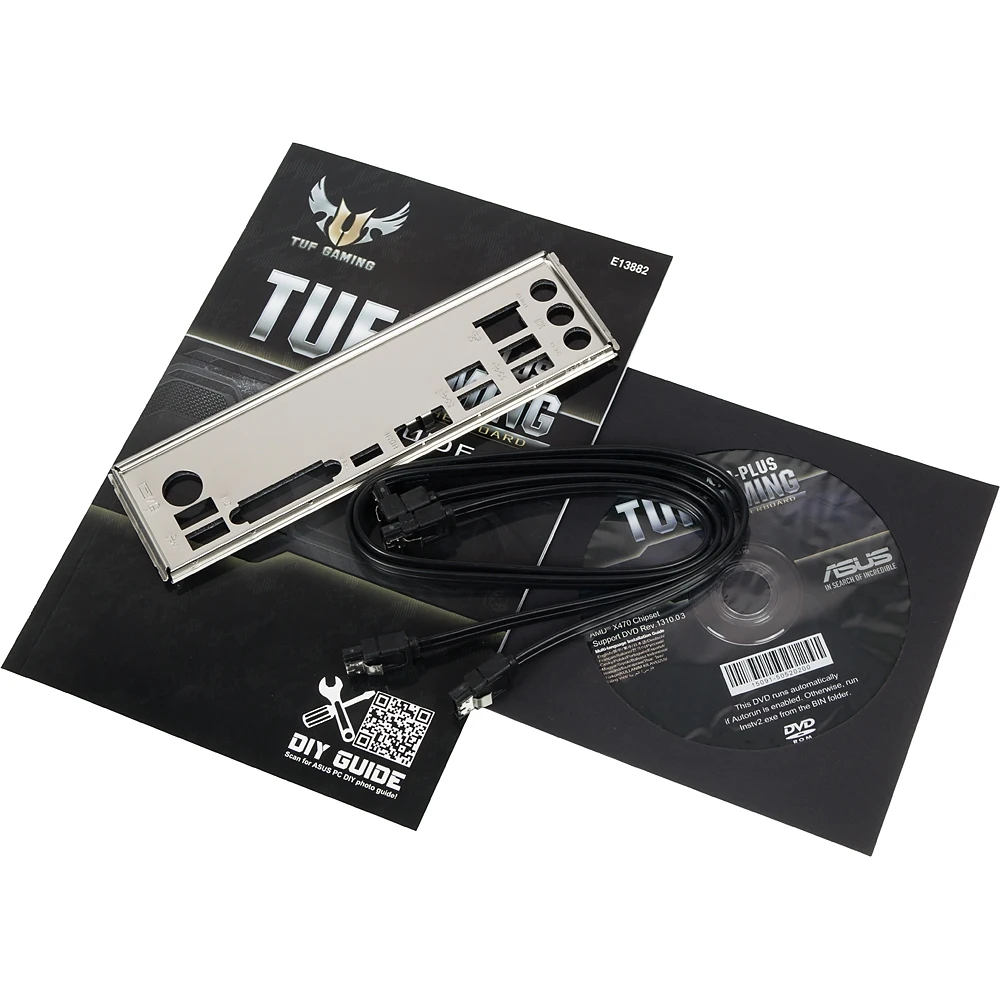 Материнская плата Asus TUF X470-PLUS GAMING Soc-AM4 AMD X470 4xDDR4 ATX AC`97 8ch(7.1) GbLAN RAID+DV