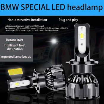 

Auto PartsforBMW SPECIAL LED headlamp Bulb 1.2.3.5.7 series X1X3X5Z4 headlamp modification super bright white light