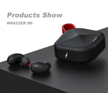

Whizzer B6 IPX7 Waterproof Upgrade TWS Earphone Wireless Earbud Bluetooth 5.0 Support Aptx 80h Playing Time For xiaomi huawei