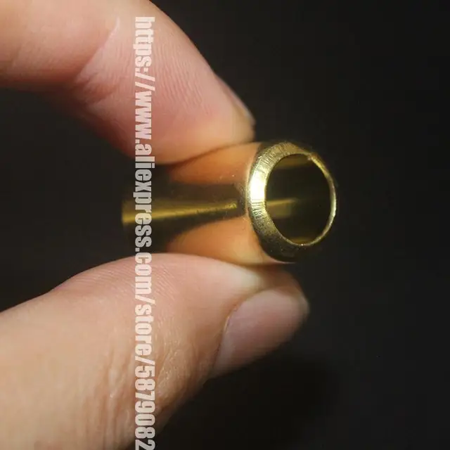 50Db -Csomag Sárgaréz Rézhüvelyek Permetező Tömlő Gumicsőhöz Hüvely Rézcső Kipufogócsatlakozója 11,5 Mm -16 Cső Csatlakozó - Image 3