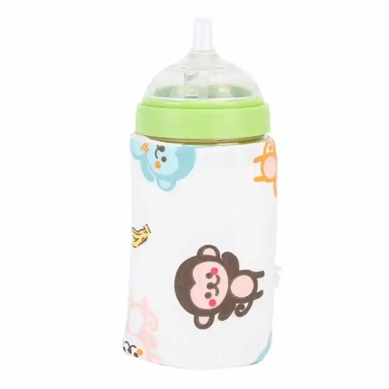USB Milk Water Warmer Travel Stroller Insulated Bag Baby Nursing Bottle Heater Portable Heated Insulated Storage Bag BPA 5