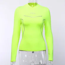 Женский топ с длинным рукавом для фитнеса, футболка для тренировок, занятий спортом, йогой, блузка, рубашки, SAL99