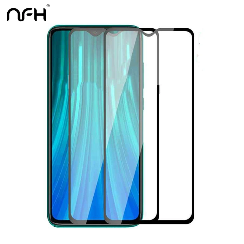 2 шт черный для Xiaomi Redmi Note 8 полное покрытие протектор экрана закаленное стекло Взрывозащищенная защита твердая пленка на Note 8 Pro