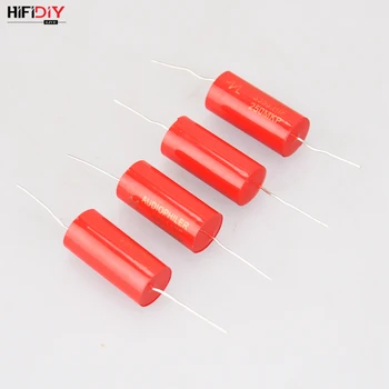 

HIFIDIY LIVE RED MKP capacitor non-polar frequency divider capacitor AUDIO nourishments 1.0 1.5 1.8 2.2 2.7 3.0 3.3 4.0 4.7uf