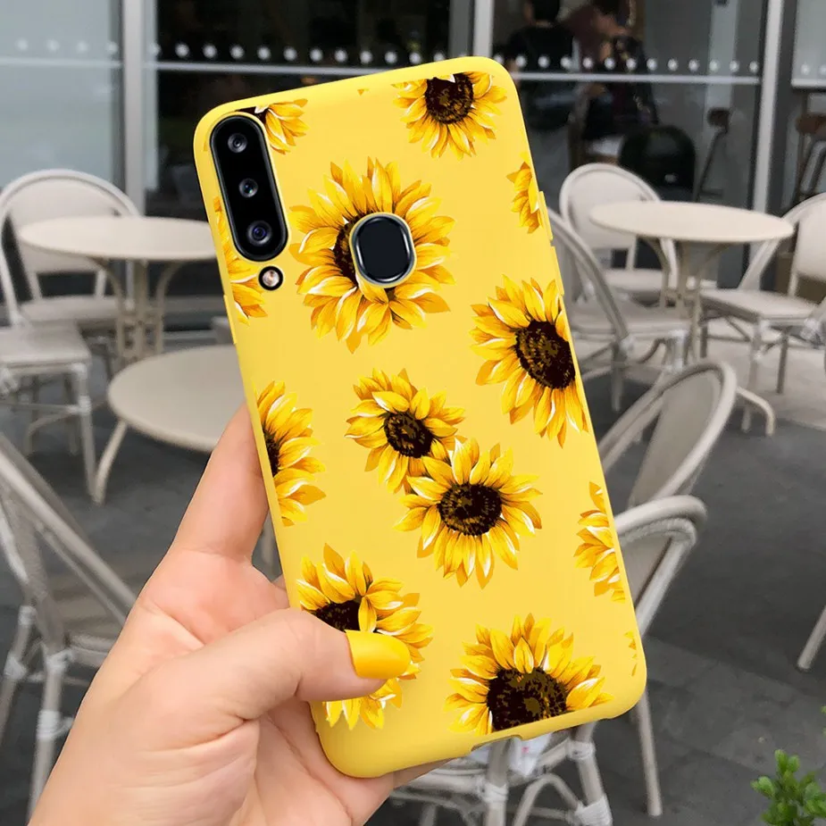 Daisy Sunflower Cover For Samsung Galaxy A20s Case A20 A10s A20e A10 Soft Slim Funda For Samsung A10 A 20 s 20e A20s Phone Cases flip cover with pen