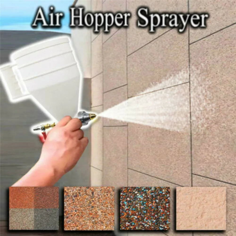 

Air Hopper Sprayer Spray Paint Texture Tool Coating Portable for Wall Drywall Home TN99