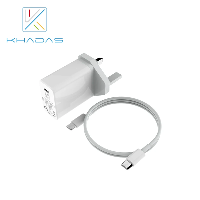 Khadas Usb-c ue Reino Unido Adaptador 24w Eua - - Imagem 4