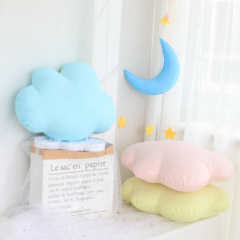 Креативный мягкий хлопок облако фигурный плюшевый набивной подушка для кровати игрушки домашний диван автомобиль Декор подарок