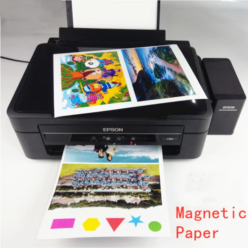 5PCS Magnetic Paper for printing picture, magnetic photo, white