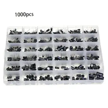 

36 Kinds Of 1000pcs Electrolytic Capacitors Boxed Kit Practical Electronic DIY Assortment Starter