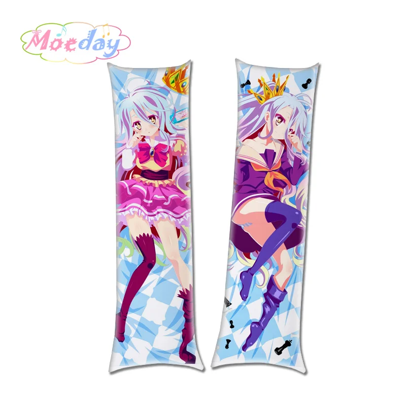 Нет игры нет жизни Широ Стефани Дола Fil Nilvalen обнимая Dakimakura обложки - Цвет: Коричневый