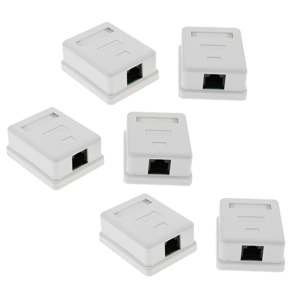 6 шт. сетевой кабель 8P8C RJ45 Cat5e|Компьютерные кабели и разъемы| |