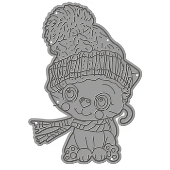 

2020 Hot New Die Cut Animal Cat Tree Metal Cutting Dies Background Foil and Craft Scrapbooking For Card Making Stencils no stamp