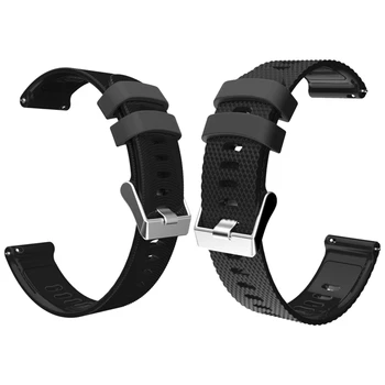 

2 Pcs Watch Band Strap for Samsung Gear Watch Band Soft Silicone Replacement Bands Strap, Wave Pattern & Diamond Pattern