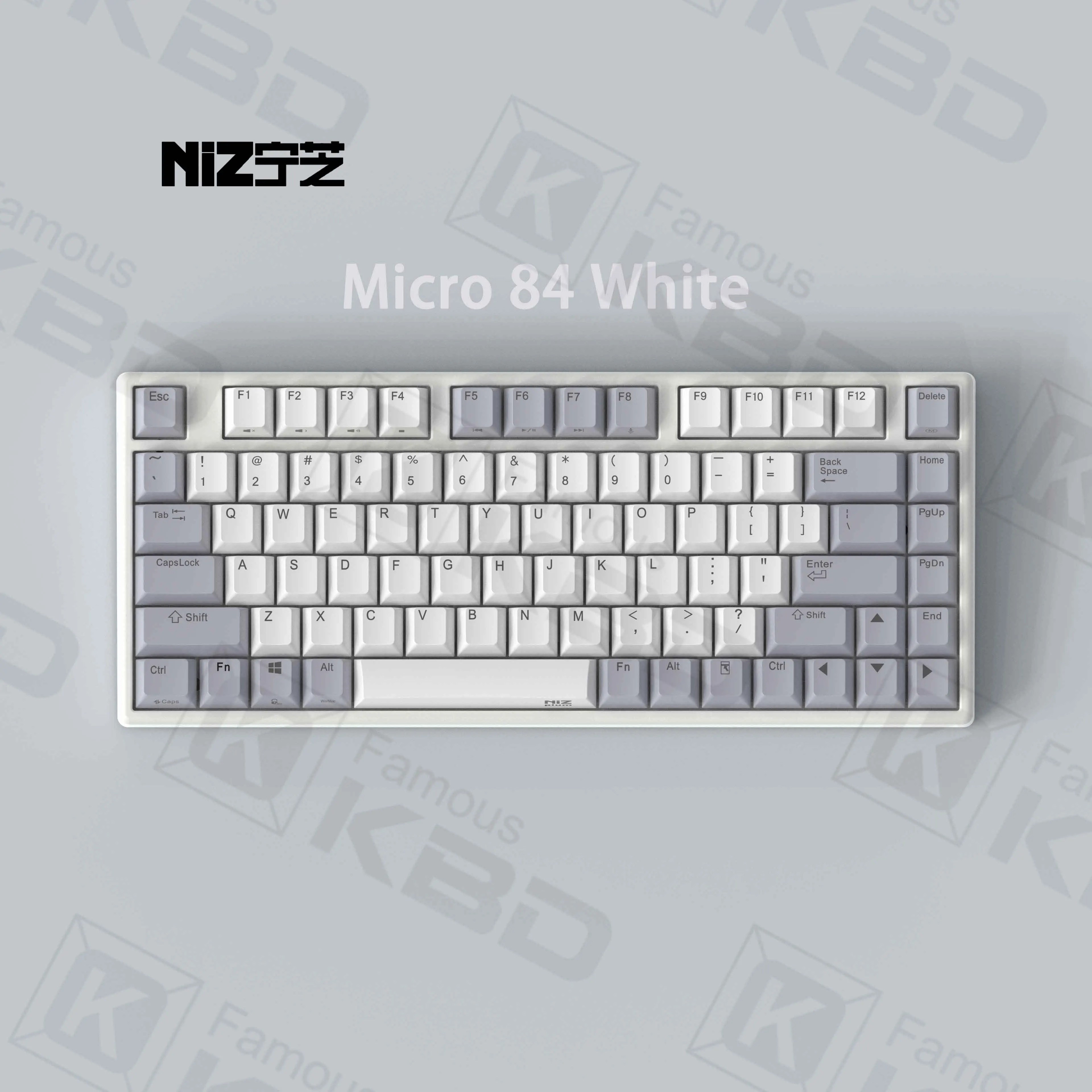 NiZキーボード Mini84-pro ワイヤレス 84キー Bluetooth 5.0 2.4G USB 