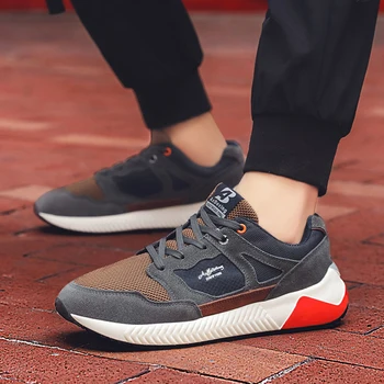 

Size 36-46 Men Running Sports Shoes Lightweight Casual Shoes for Men's Anti-slippery Sneakers Adult Platform Casual Sneakers