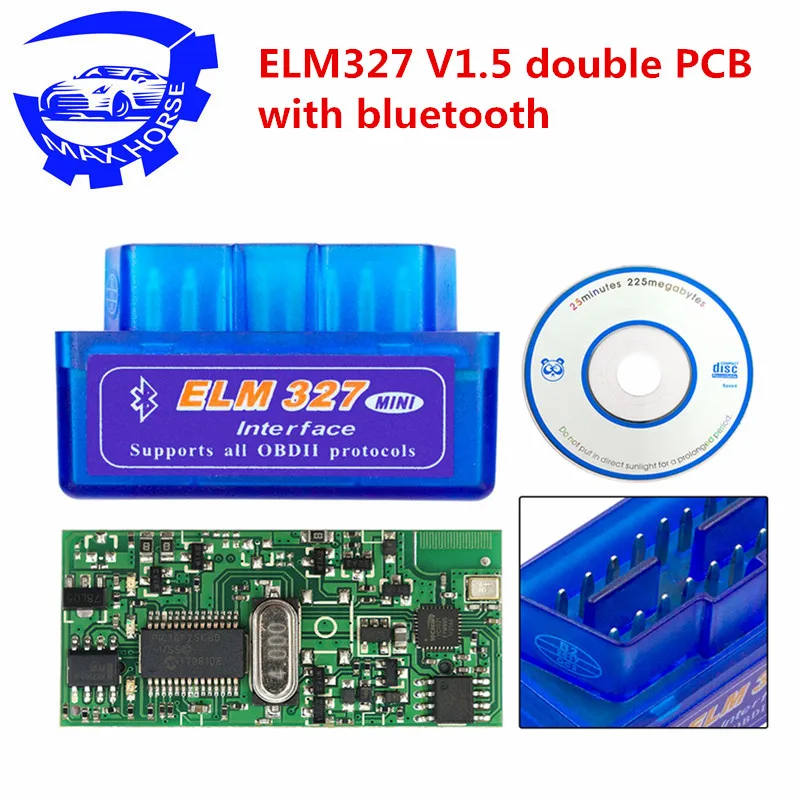 Считыватель кодов автомобиля V1.5 Super MINI ELM327 Bluetooth ELM 327 PIC18F25K80 версия 1 5 OBD2 / OBDII для