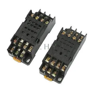 

Replacing 2 Pcs PYF14A 14 Pins 35mm Mounting Rail Relay Socket Base for H3Y-4