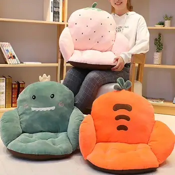 

New Cartoon Chair Cushion Sofa Lumbar Back Support Padded Cushion Beach Home Office Pillow Car Seat Cushion Hip Pad Home Decor