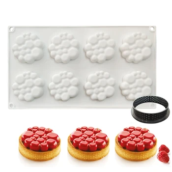 

Silicone Molds Bubble Dessert Tart Pan Cupcake Cake Decorating Tools RING PARADIS Chocolate Mold For Baking Mould