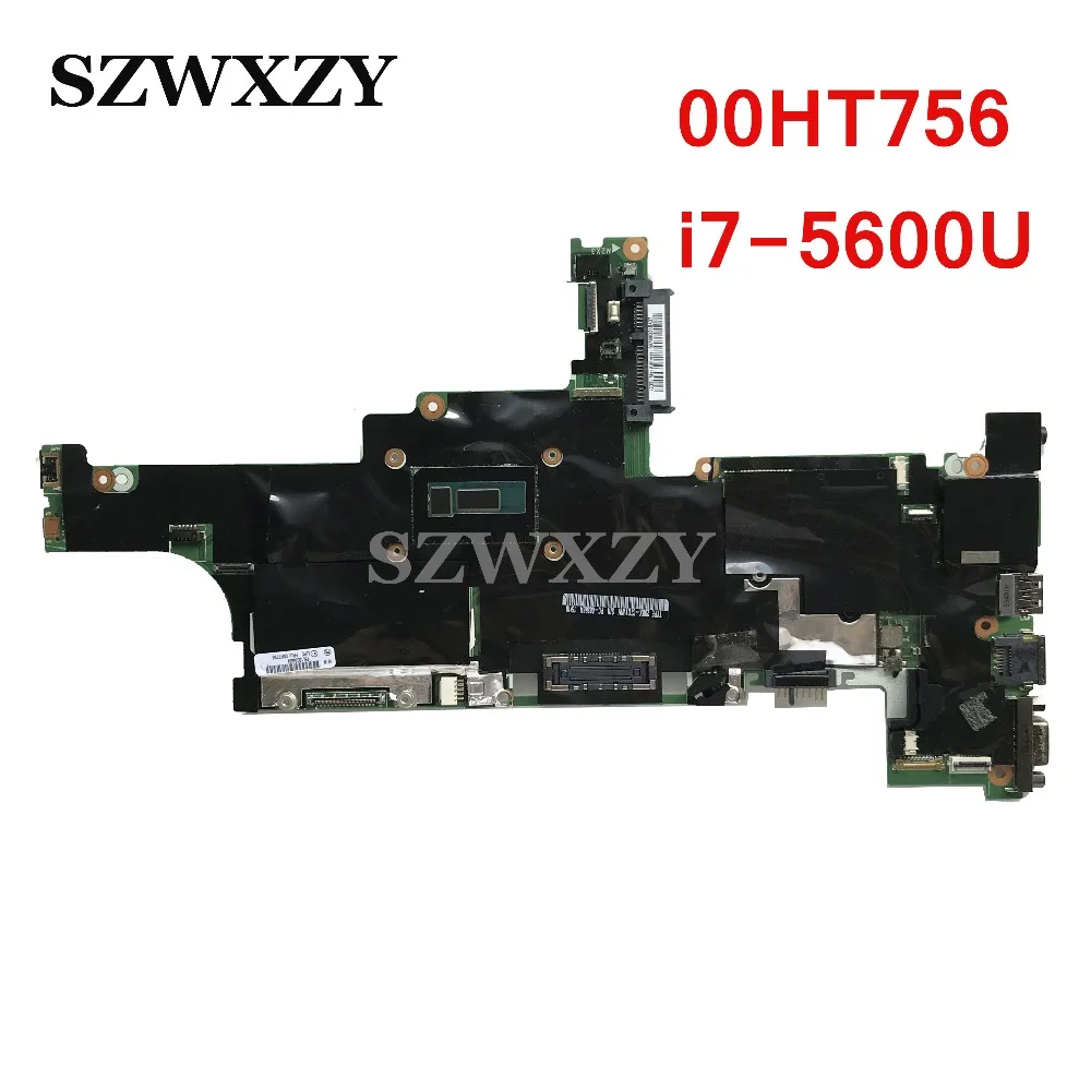 00HT756 For Lenovo T450S Laptop Motherboard AIMT1 NM-A301 With i7-5600U CPU 4GB RAM