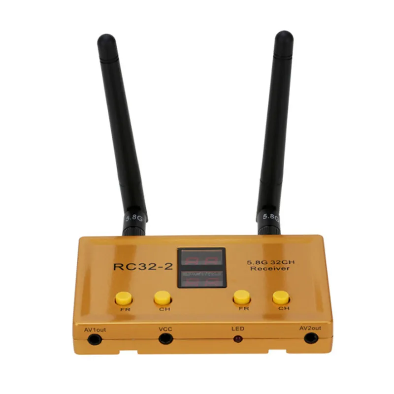 Rc322 5.8g 32ch Wireless Dual Channel Av Receiver For Fpv Aerial