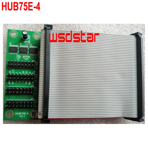 HUIDU HD HUB75E-4 7 Color HUB Card 4*HUB75B 4*HUB75E Support HD-U64 HD-E64 HD-W64 HD-W66 | Электронные компоненты и