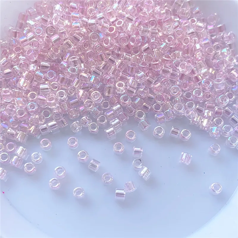 Glass Beads 2mm Delica Illusory Colors Silver Lined Crystal Miyuki Beads For DIY Jewelry Making Earrings Bracelet Craft