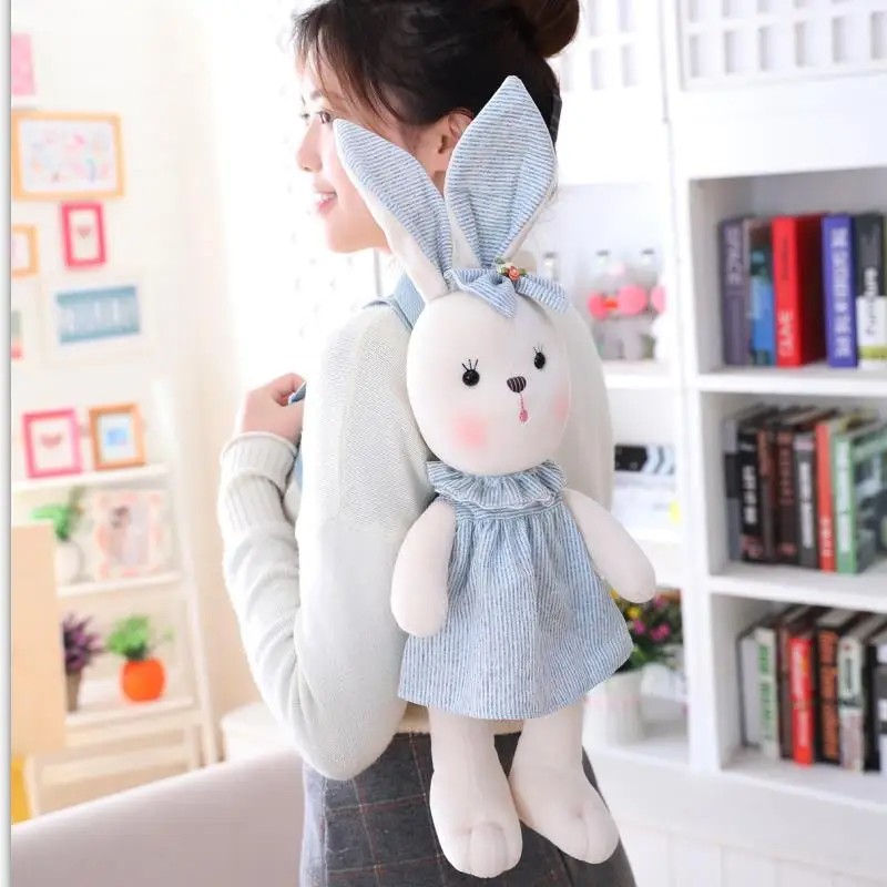 

Rabbit Backpack Stuffed Animal Backpack for Girl Birthday Gift New Doll