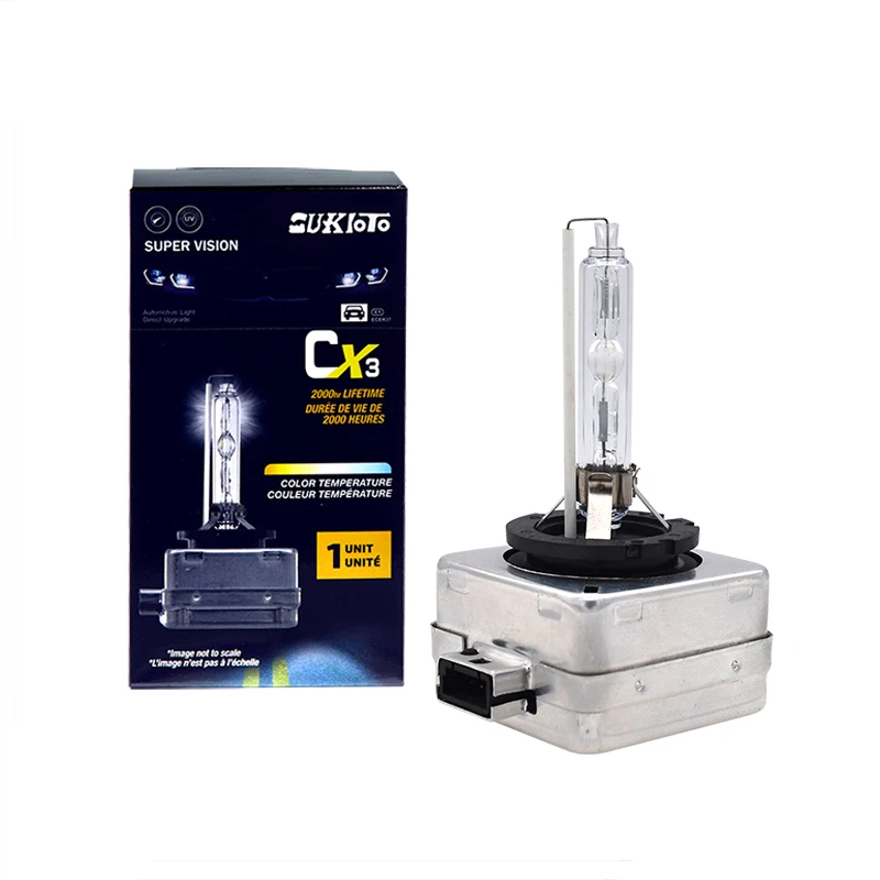 SUKIOTO 2PCS 55W D1S D3S Xenon HID Bulbs For E63 E65 E60 E85 E53 4300K 6000K 8000K D2S D4S Car Lamp For ES350 GS300 GS350 IS250 (1)