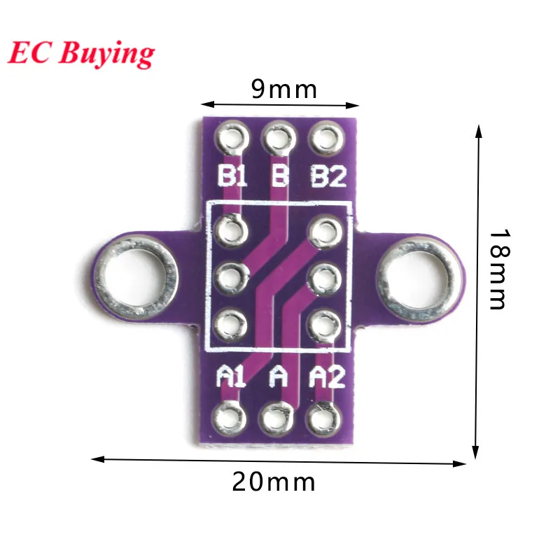 5 Stück/1 Stück CJMCU-010 Sperrschalter-Modulplatine DC12V zweireihig mit selbstsicherndem Schaltertaste – Detail 2