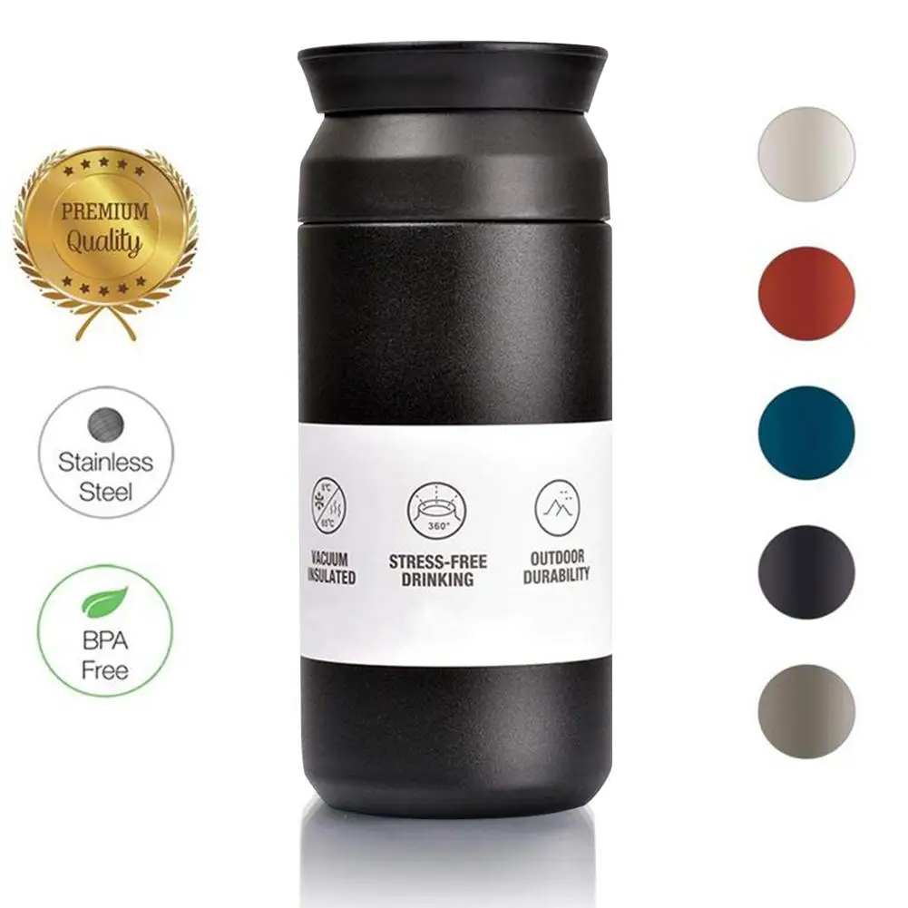 Премиум Edelstahl Kaffee-to-Go-Becher Isolierbecher термо-Becher Doppelwandig& Vakuumisoliert 360 мл Reise-Becher Tee Mitnehmen