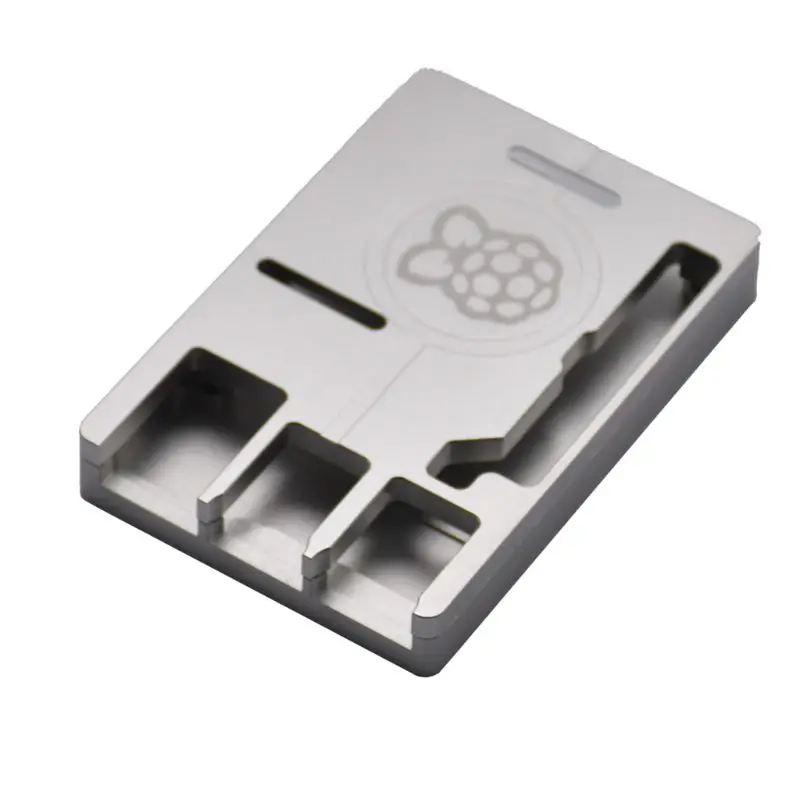 1 комплект алюминиевый чехол Ультратонкий металлический корпус для Raspberry Pi 3 Model B