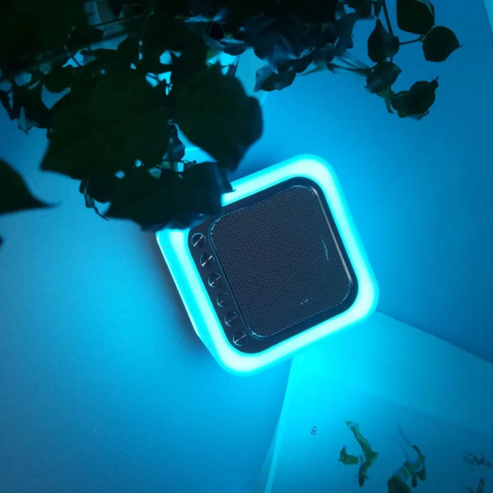 Умный Bluetooth аудио светодиодный ночник перезаряжаемый музыкальный Романтический беспроводной Настольный светильник для спальни