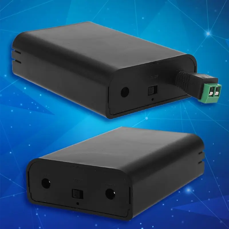 Power Bank Box USB DC 12V Output 3x 18650 Batteries UPS DIY Fit for Cellphone WiFi Router LED Light Rechargeable