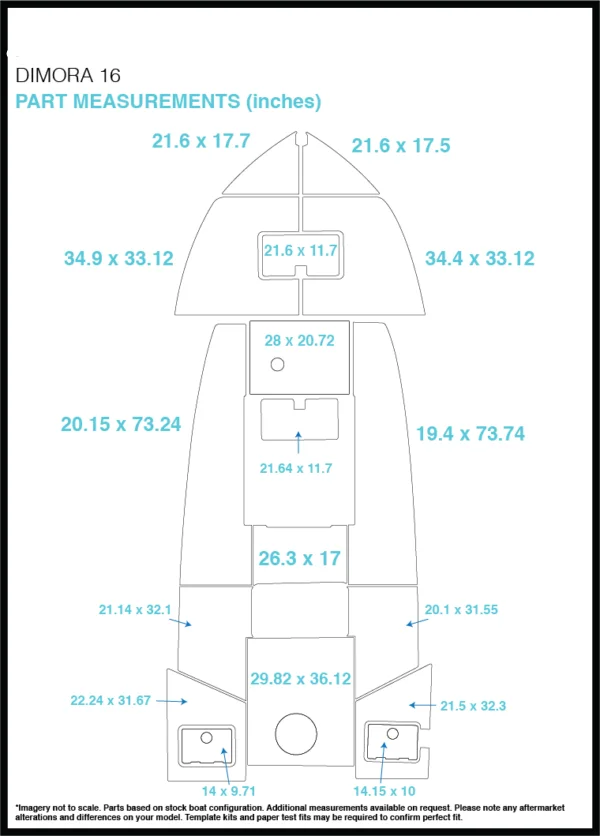 Dimora 16 Cockpit Pad лодка EVA Тиковый настил 1/" 6 мм