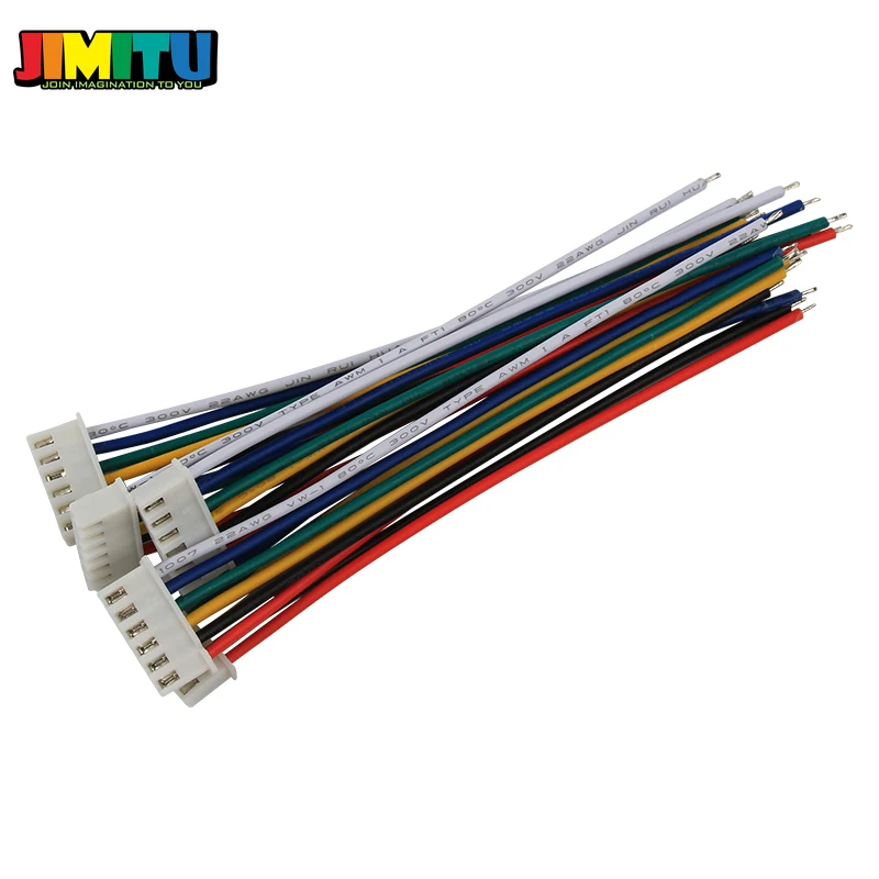 5 PCS/lot 100mm JST-XH 2s 3s 4s 5s 6s LiPo Battery Balance Charger Plug Line/Wire/Connector 22AWG Balancer cable