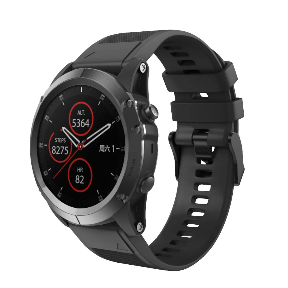 Мягкий силиконовый ремешок для часов Fenix 5X Plus 3/3HR часов|Ремешки часов| |