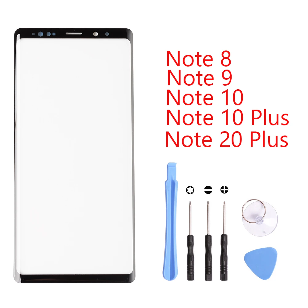 Touch Screen For Samsung Galaxy Note 8 9 10 Plus 20 Front Glass Panel TouchScreen LCD Outer Display Lens | Мобильные телефоны и