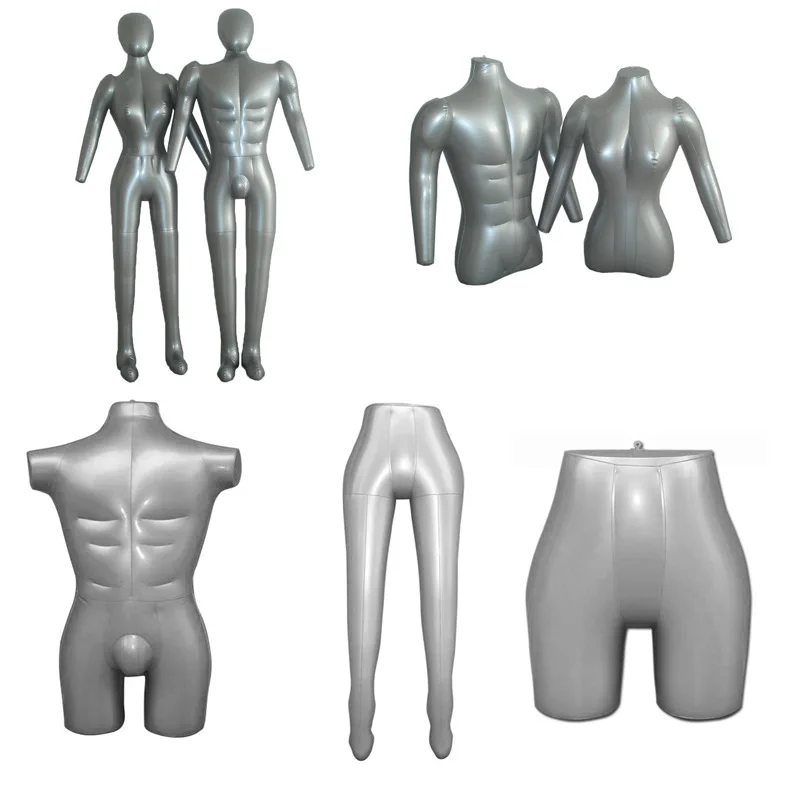 

Plastic PVC Inflatable Clothing Model Rack Inflatable Dummy Human Body Fashion Model Props Model Showing Stand Tool
