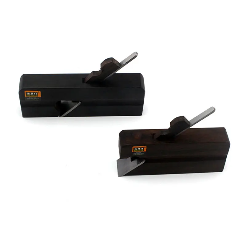 Woodworking Hand Tools Wood Trimming Tool Ebony Plane for Woodworking Edge Wood Trimming for Carpenter European-style Ebony Mini Plane Bull-nose