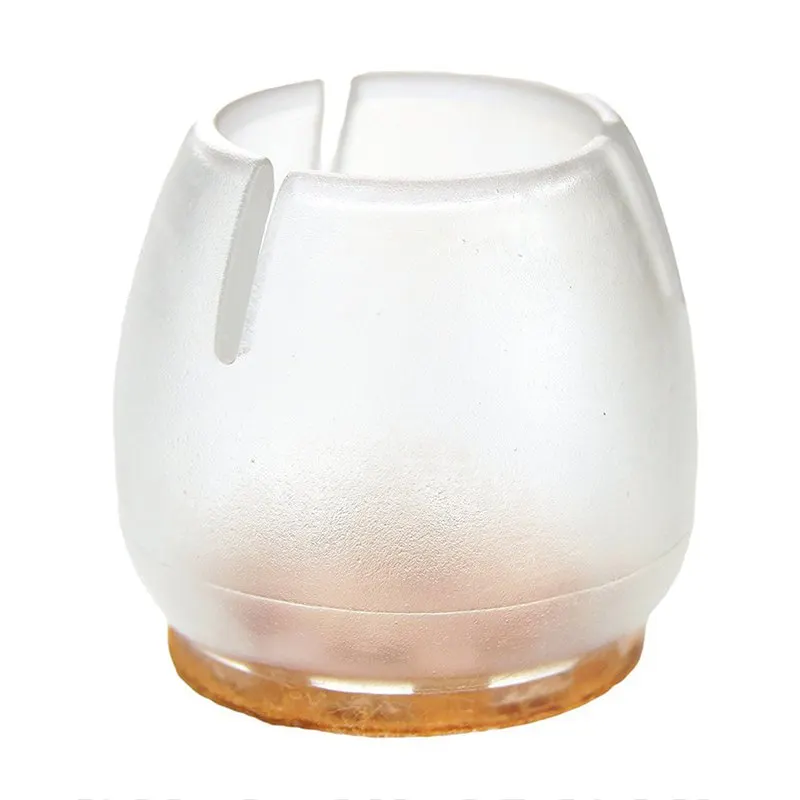 

Botique-Chair Leg Floor Protectors with Felt Furniture Pads, Chair Glides Feet Caps Tips, 8 pcs Round 1 to 1-3/16 Inch (2.5-3.0c