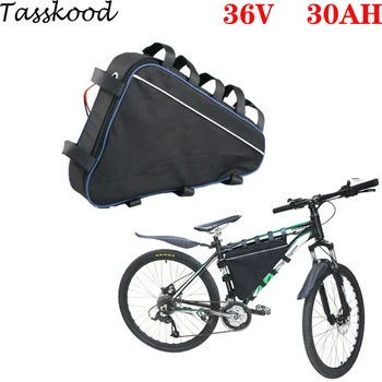 Batería triangular para bicicleta eléctrica, 36V, 30Ah, 750W, 36V, 30Ah, 500Wh, baterías bicicleta eléctrica