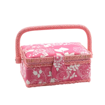 

Buy-One-Get-Free Sewing Kit Accessories Fabric Sewing Basket DIY Cotton Fabric Crafts Multi-function Storage Box