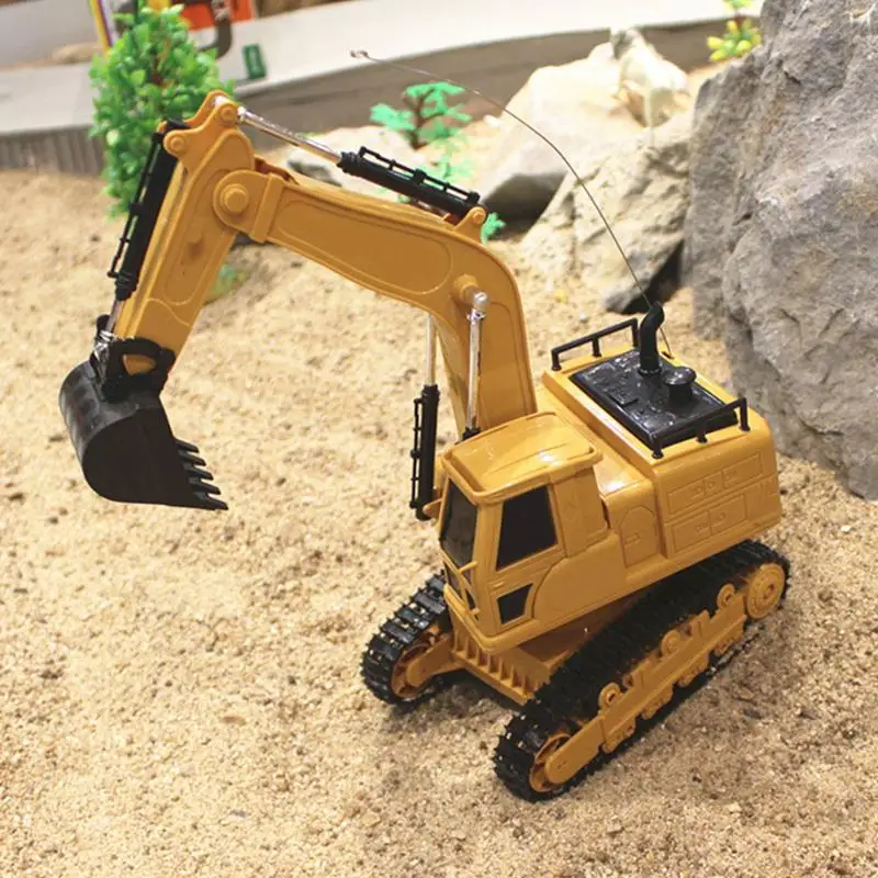 

Hot 2.4Ghz Electric Rc Truck Crawler Excavator Engineering Vehicles Model Remote Control Car Boys Toy For Kids Gifts