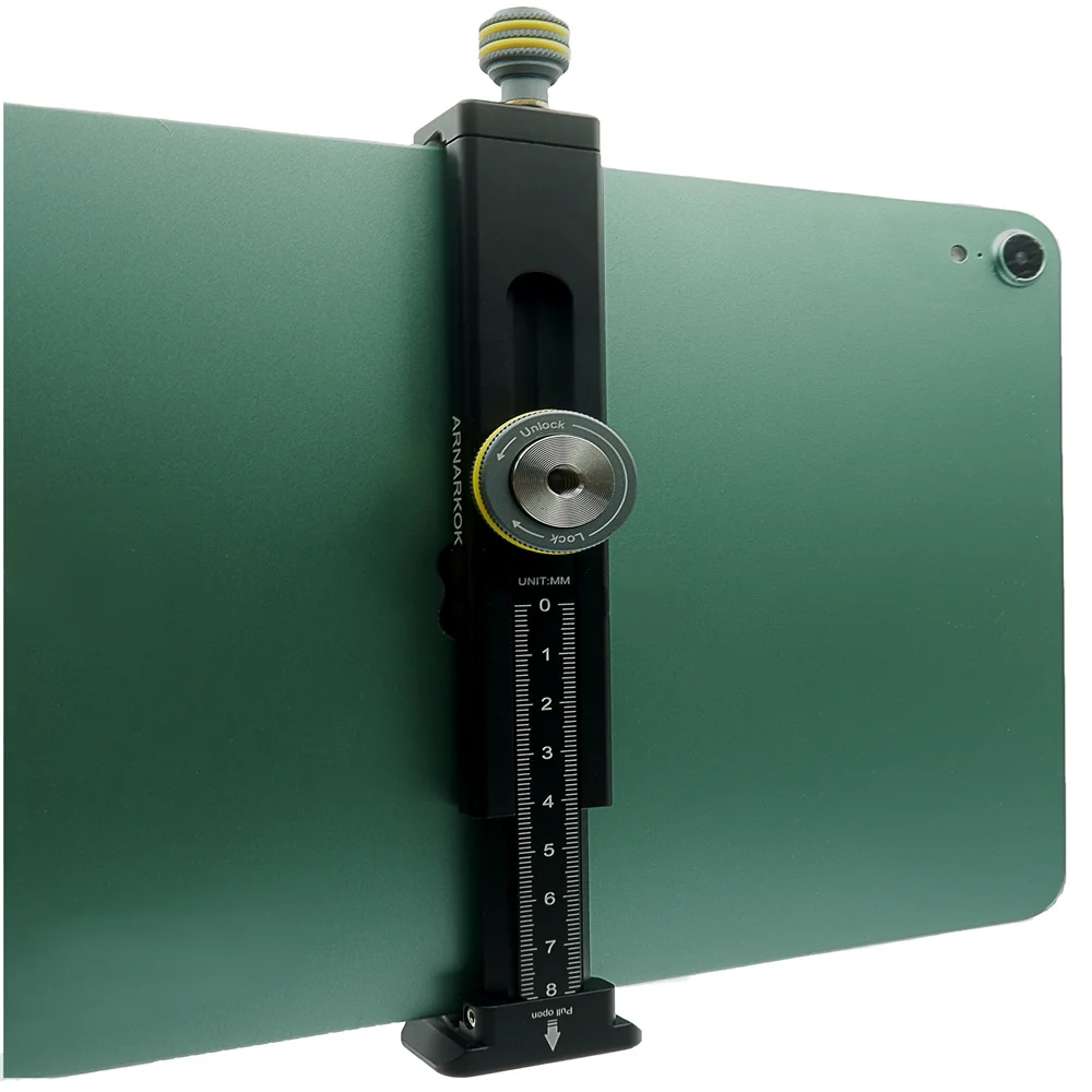 Aluminum Tablet Holder for Tripod Mount Adapter 1/4" Screw Arca Swiss Rail Compatible with iPad 1 2 3 4 Mini Air Pro | Компьютеры и