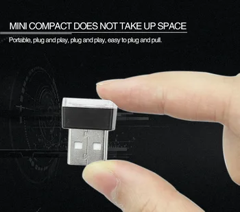 

Car Atmosphere Ambient Light LED Mini USB Light Interior Decorative Lights Lamp Dropship