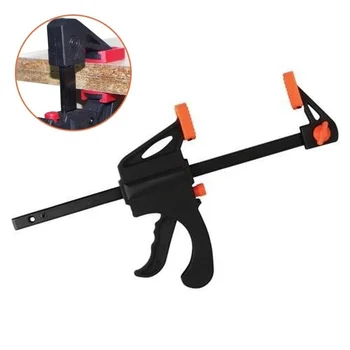 

1pcs F Clamp Clip Adjustable woodworking clip 4 Inch Wood-Working Bar Clamp Quick Release Speed Squeeze DIY Woodworking